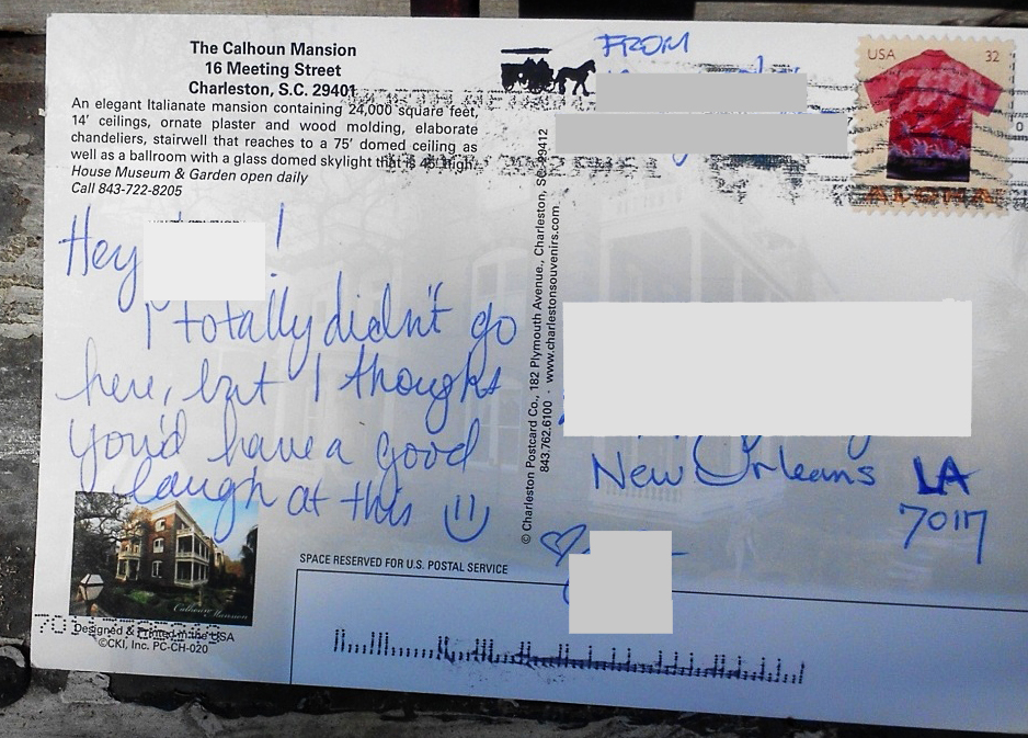 NOLA Courtesan: Calhoun Mansion Postcard 